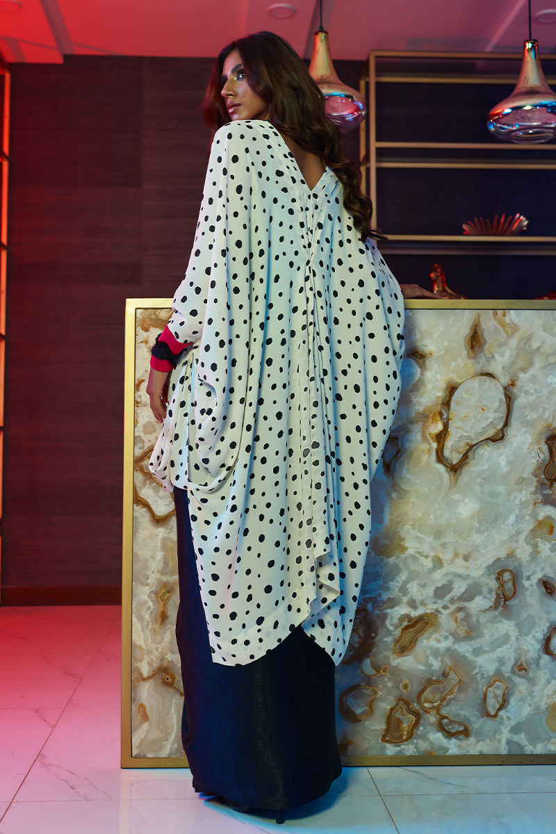 Wardha Saleem | Luxury Pret Fusion Wear | HOT SPOTÃ¢- 3PC FORMAL DRAPE