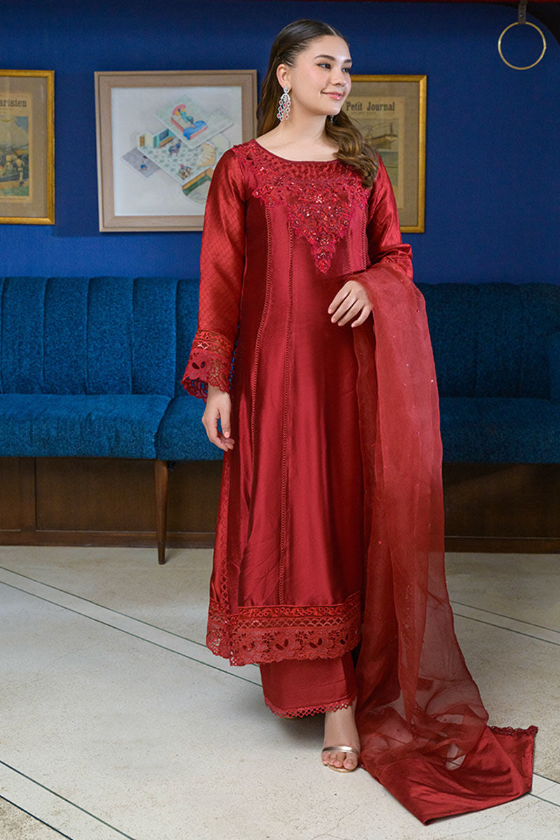 Fatima Khan | La Fleur Eid Edit | Scarlet