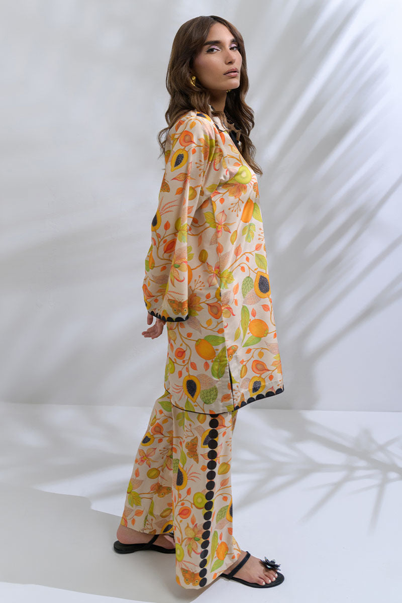 Fatima Khan | FK Prints | Breezy Papaya