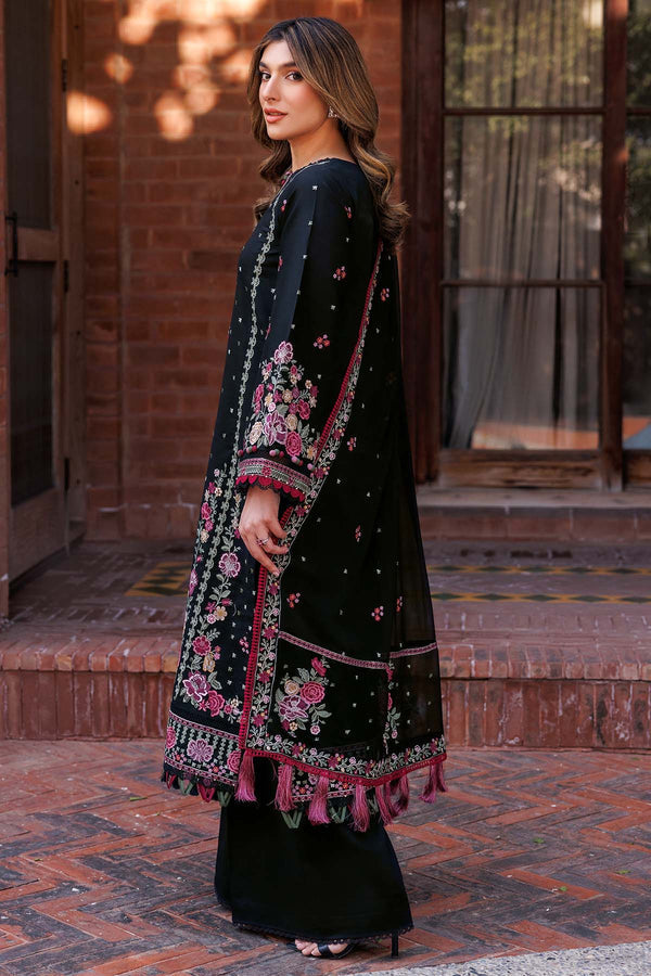 Farasha | Summer Weaves Embroidered Lawn | Ornate Noir