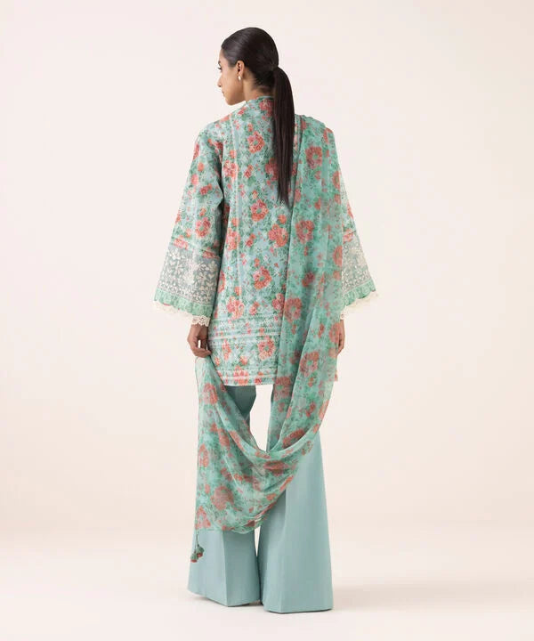 Sapphire | Fall Winter 25 | 3 Piece - Embroidered Cotton Viscose Suit 0PESG25V618B