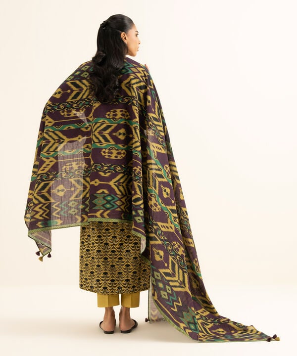 Sapphire | Fall Winter 25 | 3 Piece - Printed Khaddar Suit 0U3PDD25V811