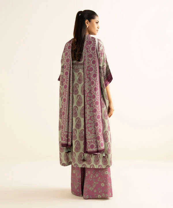 Sapphire | Fall Winter 25 | 3 Piece - Printed Linen Suit 0U3PDY25V832