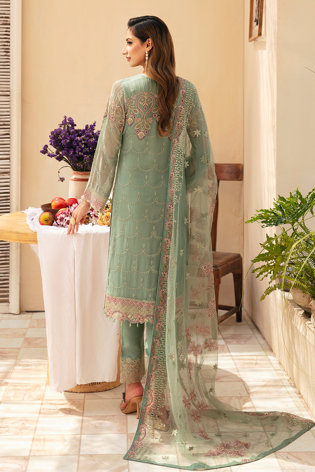 Ramsha | Chevron Chiffon Collection | A-901