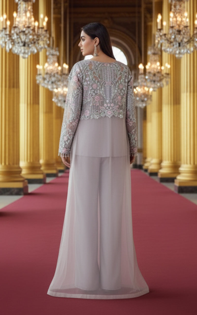Threads and Motifs | Formal Dresses 25 | Organza Embroidered Jacket