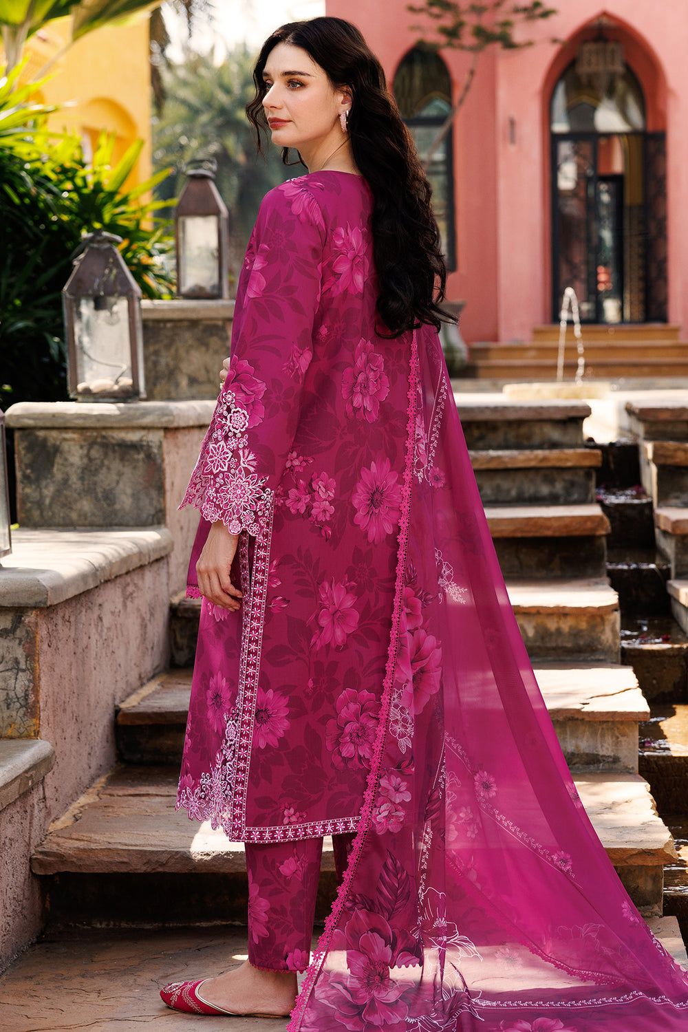 Farasha | Printed Essentials | Fuchsia Flare
