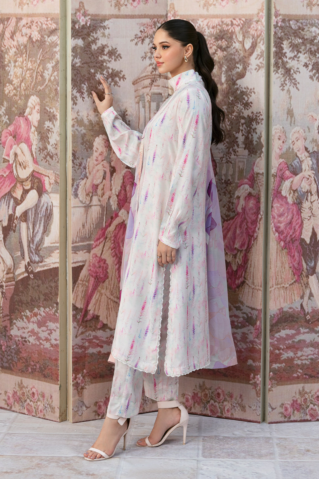 Afsanah | Basics Raw Silk | White Misted AR-110