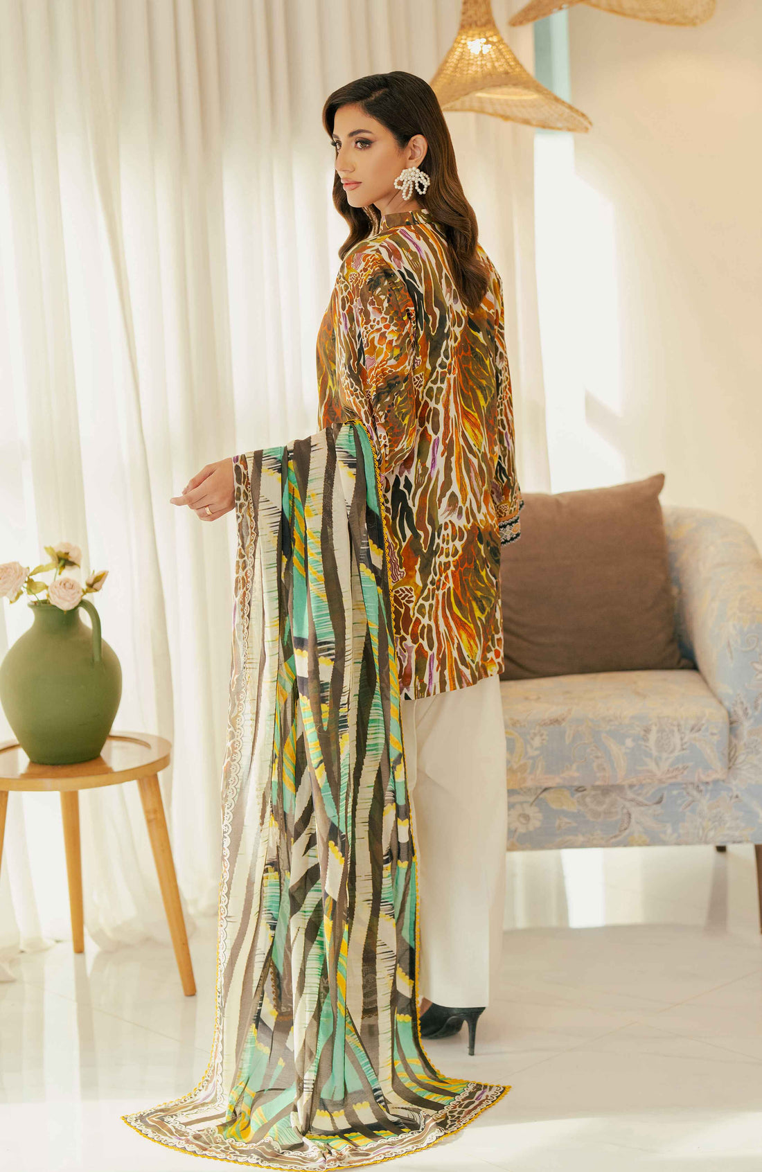 Al Zohaib | Sun Shine Bloom Cotton Silk | SCS-24-01