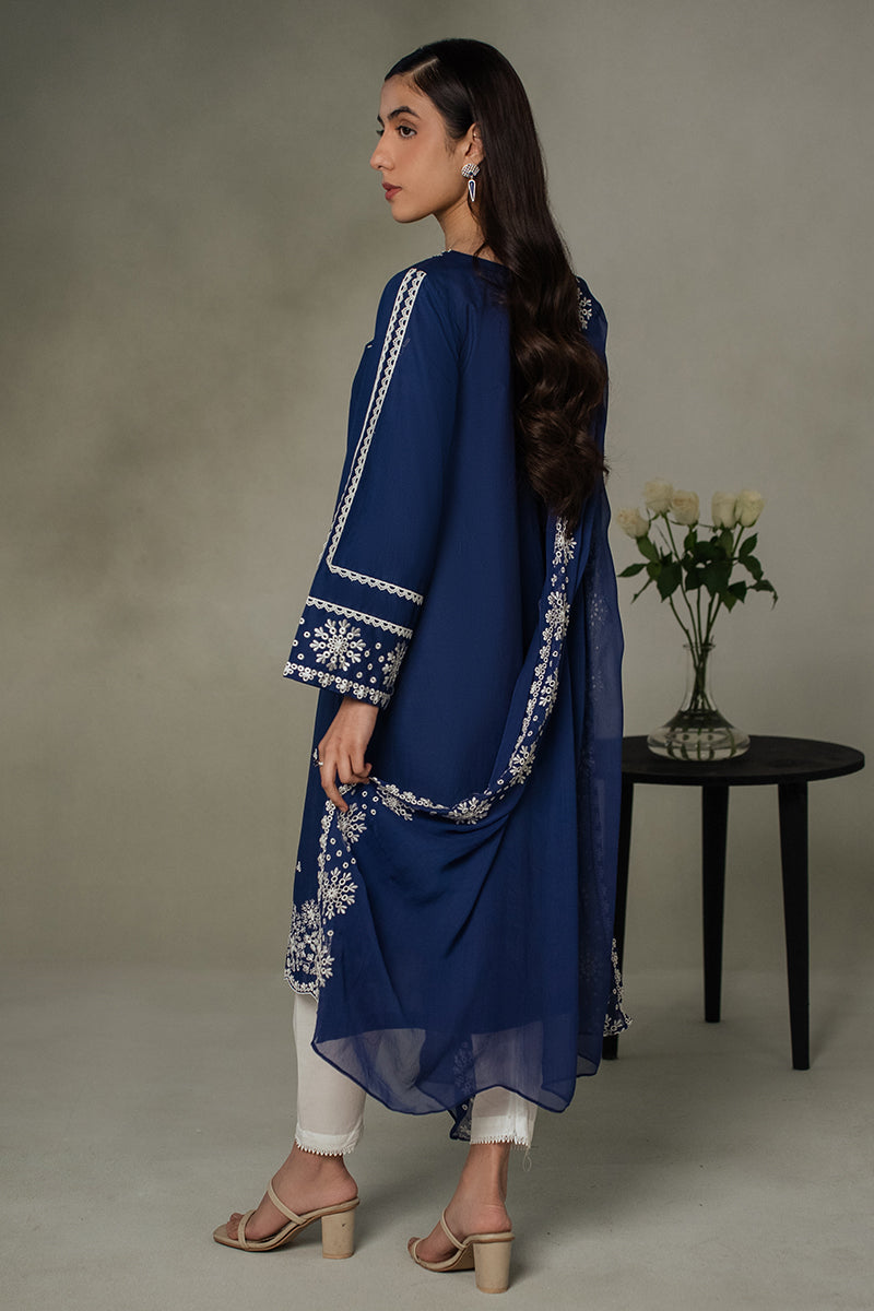 Cross Stitch | Eid Collection | MIDNIGHT BLUE
