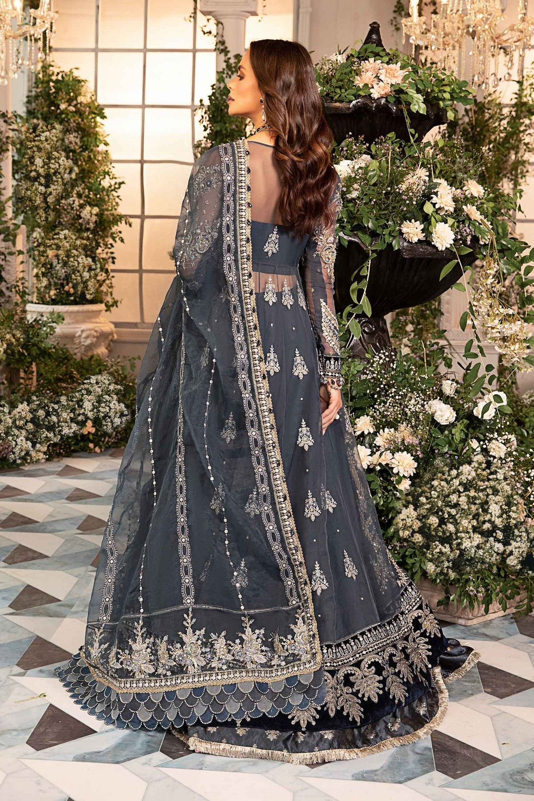 Maria B | Embroidered Formals 24 | Organza Suit | BD-2901