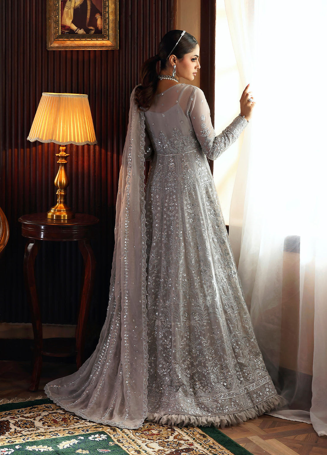 Gulaal | I Evayna Embroidered Chiffon | Sheyza