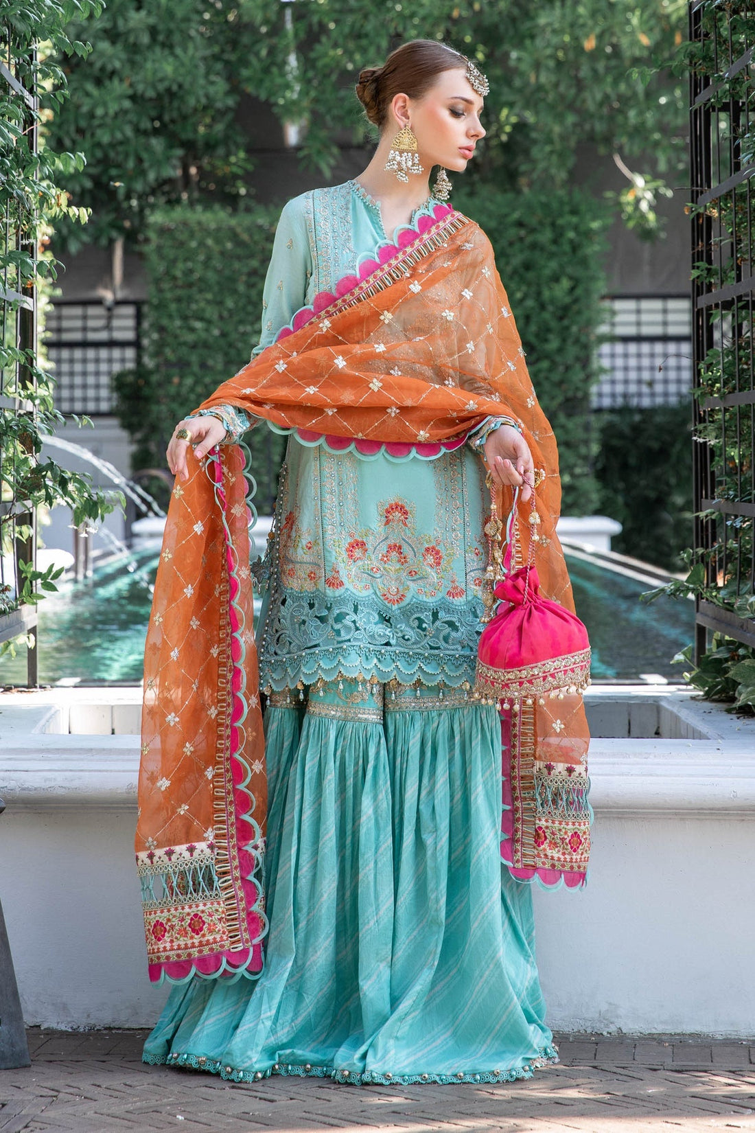 Maria B | Lawn Eid Collection | EL-23-05-Sea Green