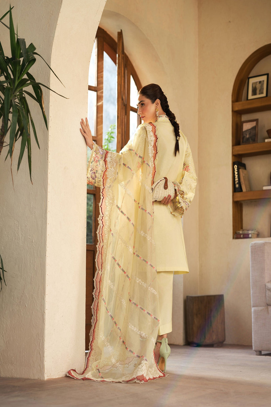 Maryam Hussain | Luxury Lawn 25 | Lemon Garden