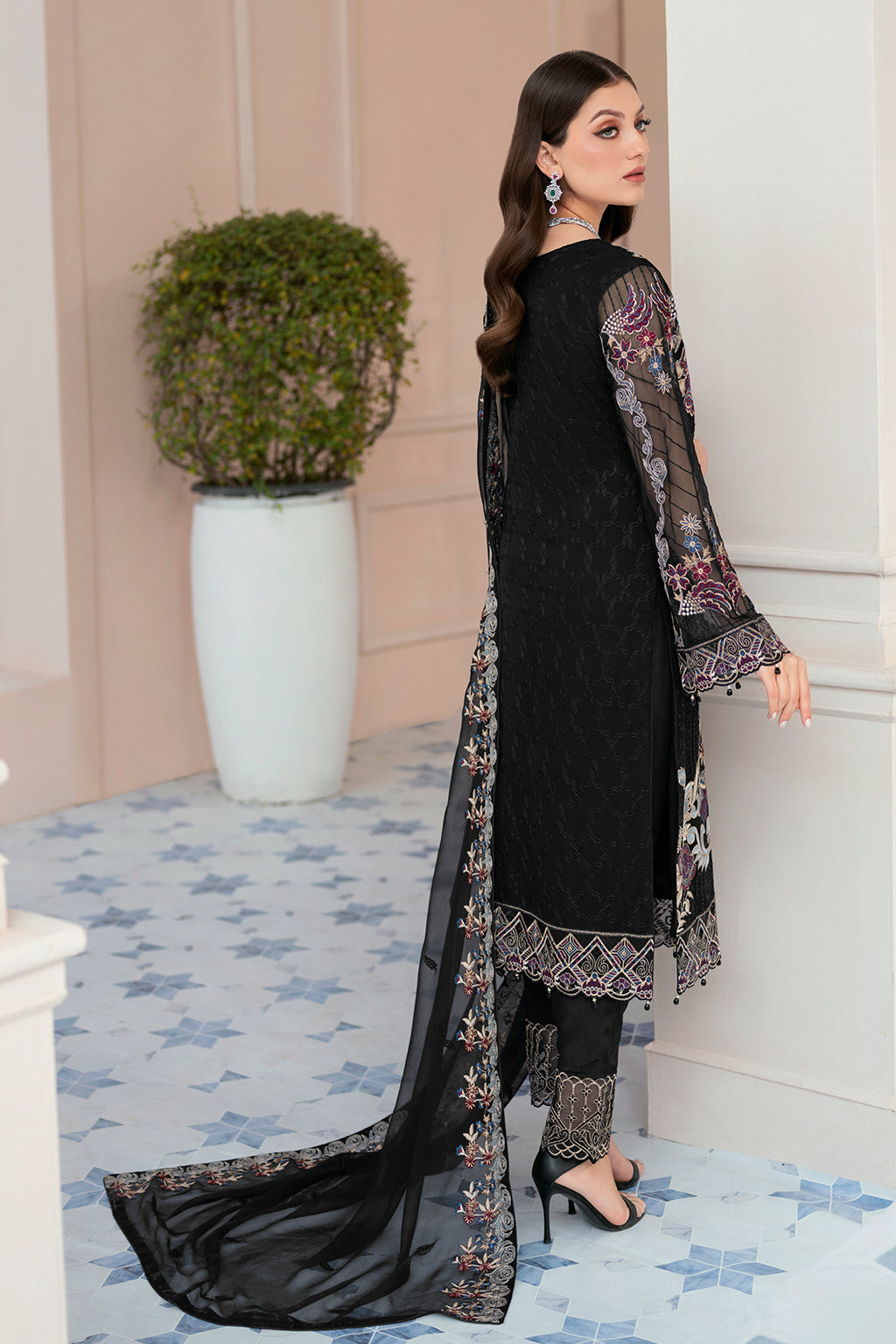 Ramsha | Rangoon Chiffon Collection 24 | D-906