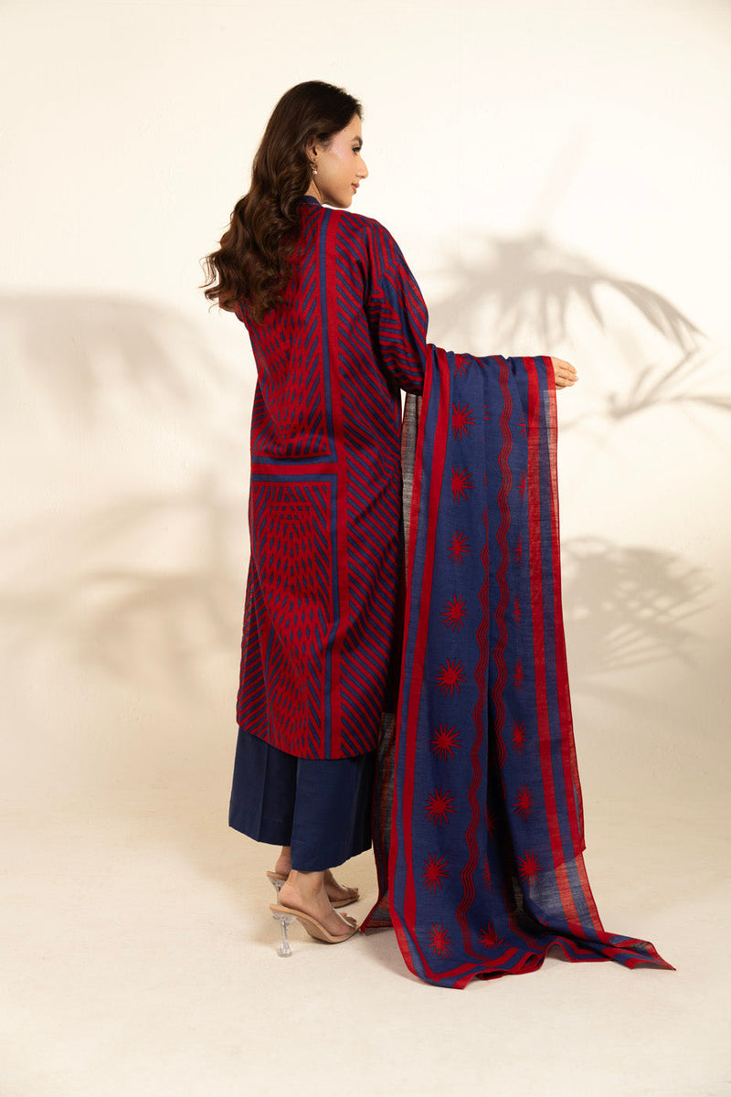 Al Karam | Winter 25 | FW-115-25-1-Maroon