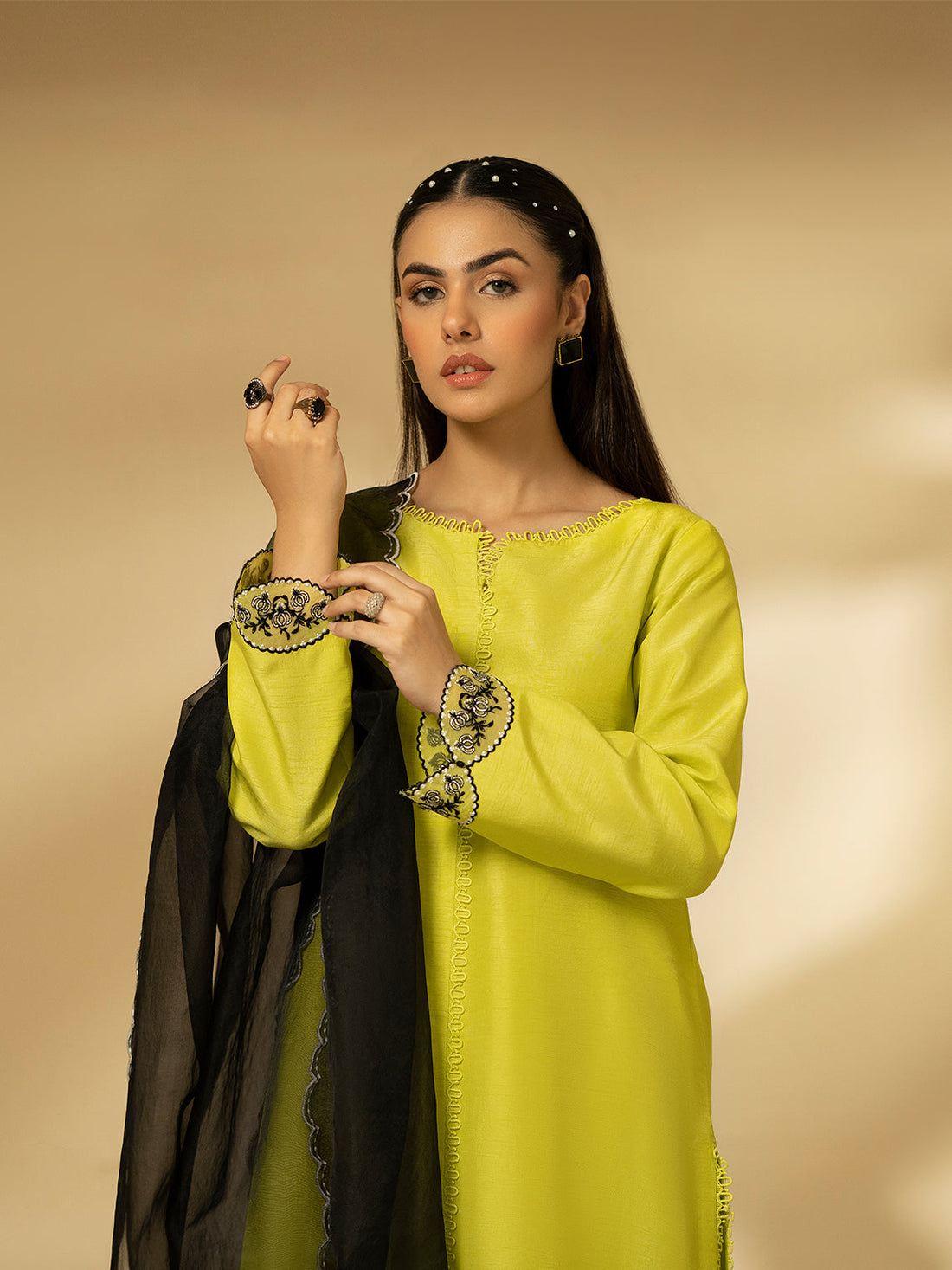 Fozia Khalid | Eid Edit 24 | Lime Zest