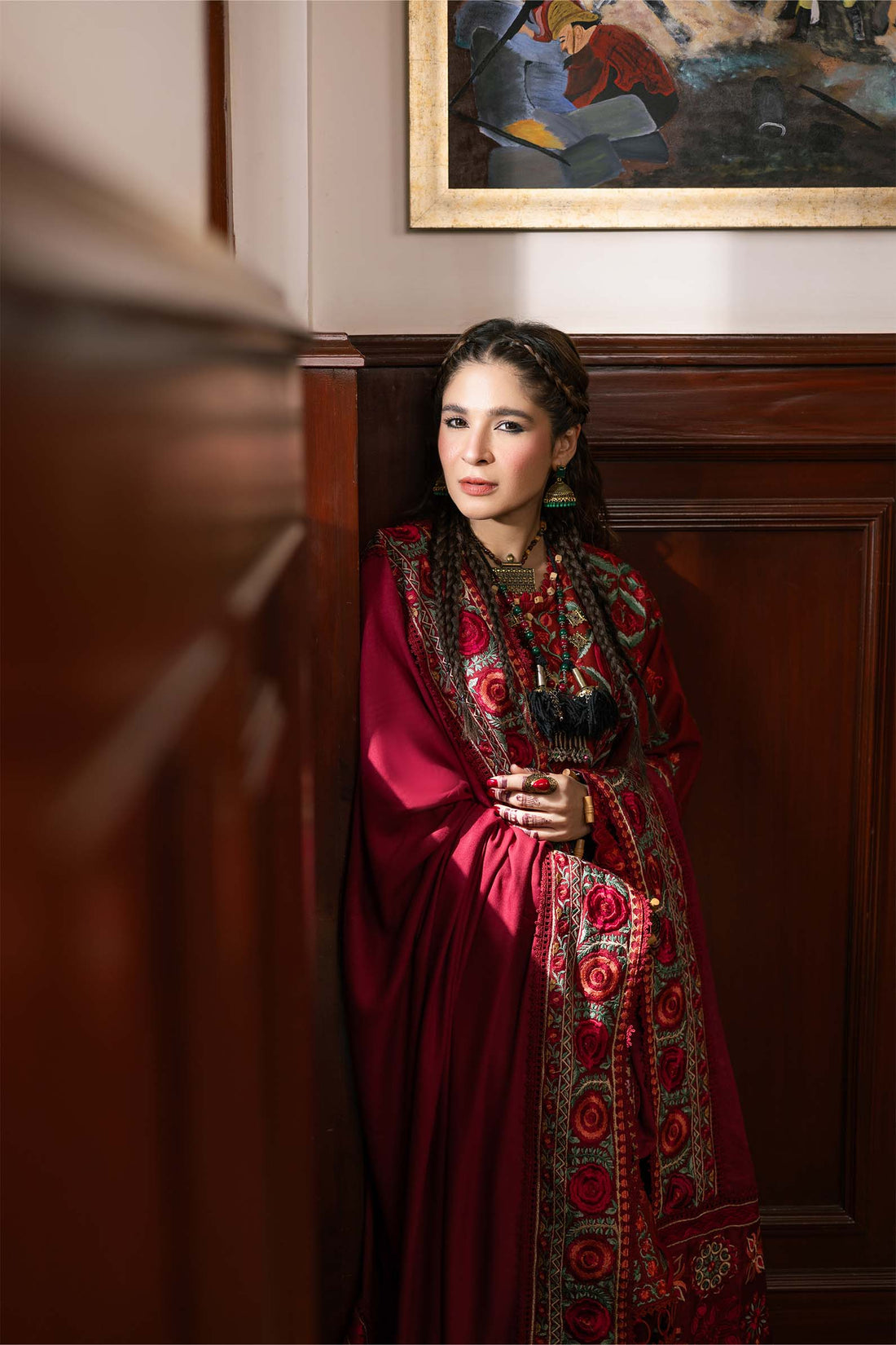 Maryam Hussain | Winter Shawl 2024 | Fall