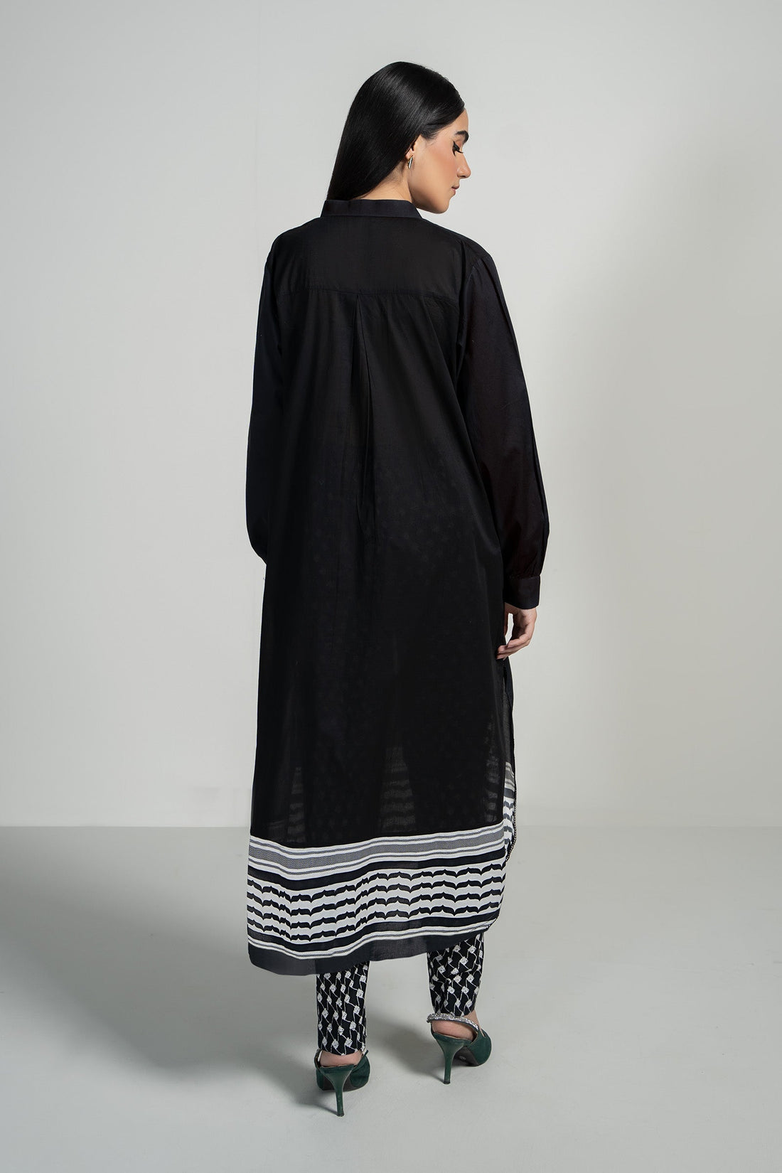 Maria B | Luxury Winter Pret 25 | PS-PF24-04-Black