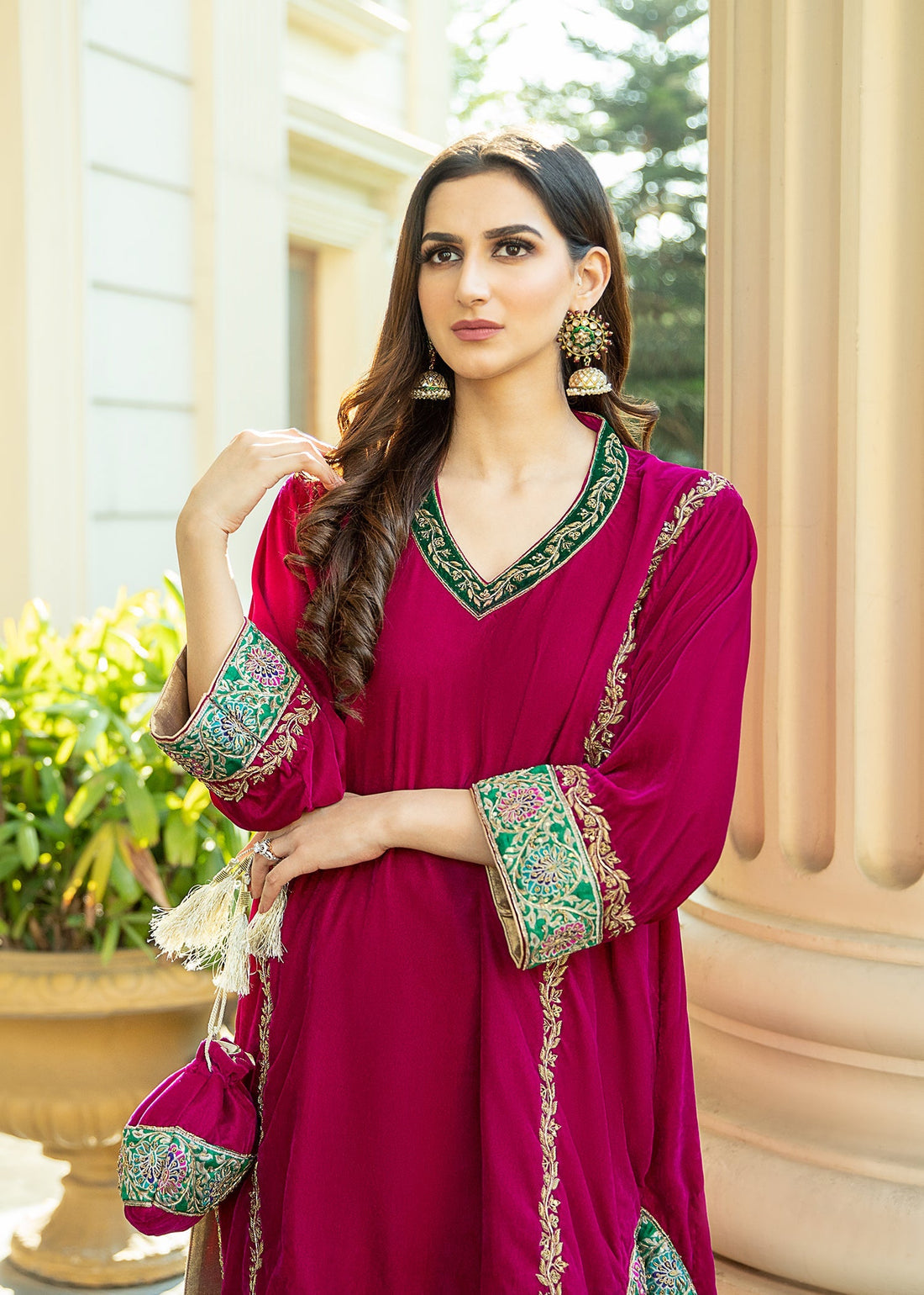 Purple Haze | Velvet Formals | Hot Pink Velvet