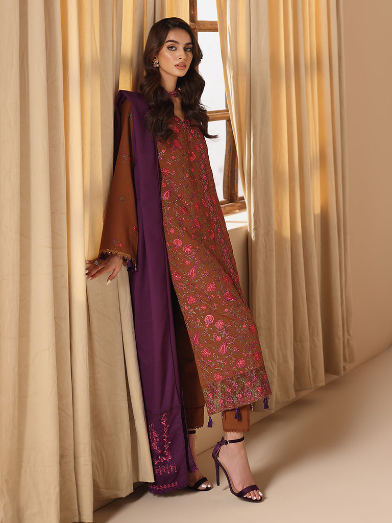 Rajbari | Nissa Embroidered Shawl | Embroidered Shawl Series 09