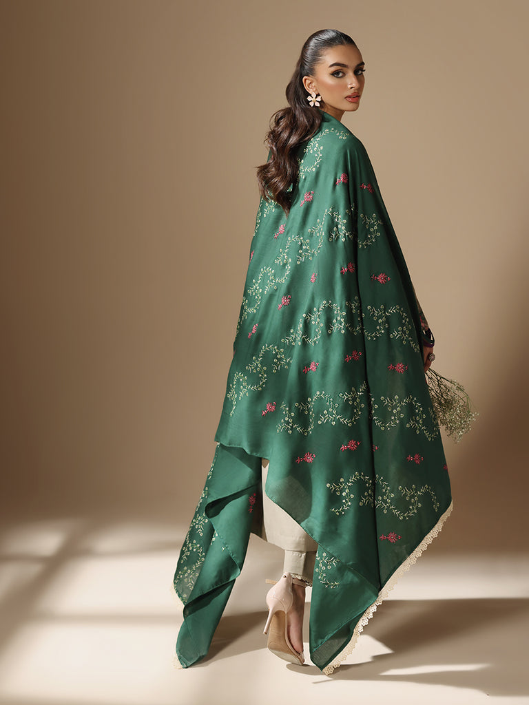 Rajbari | Nissa Embroidered Shawl | Embroidered Shawl Series 05