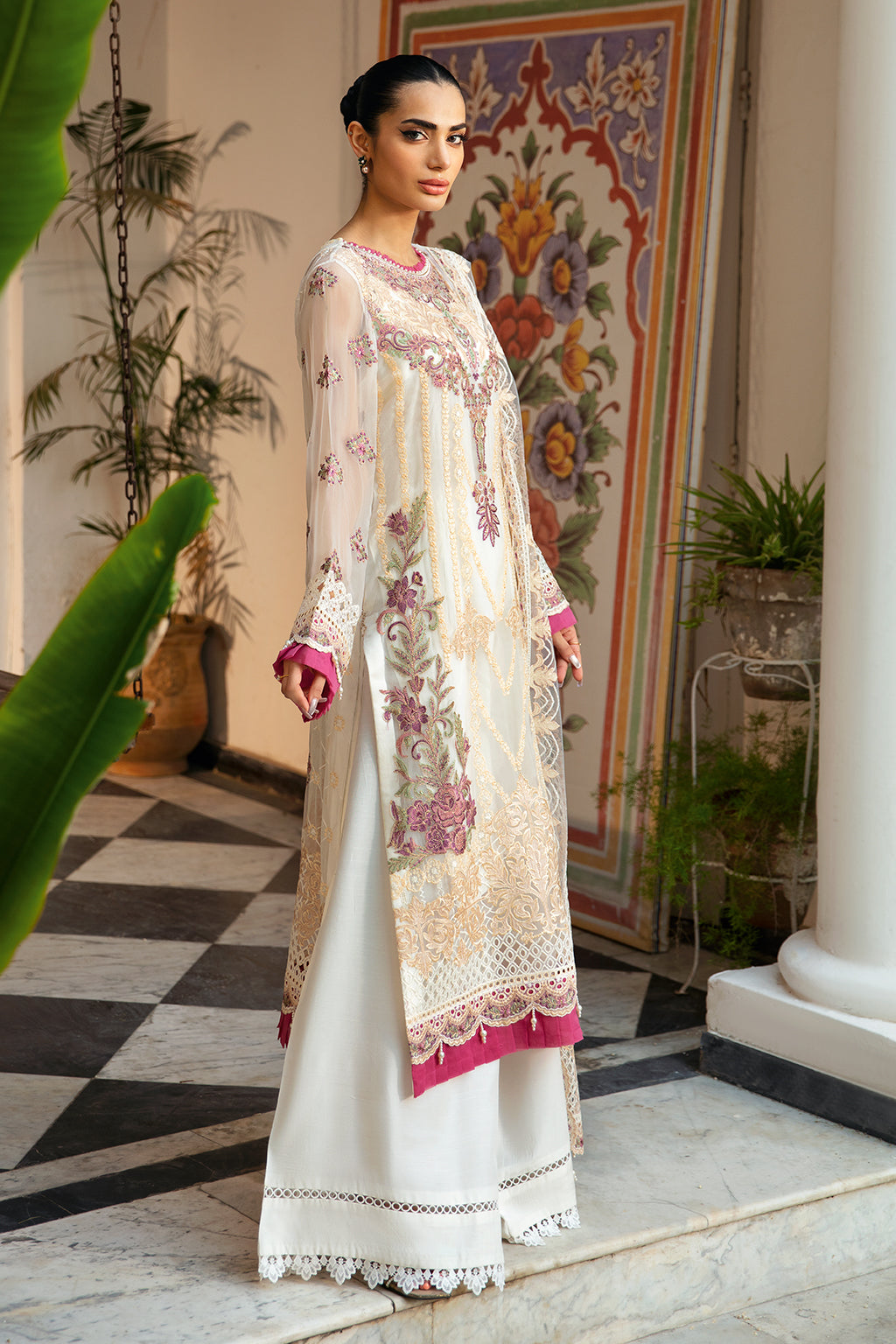 Ramsha | Dastak Luxury Chiffon Collection | Q-107