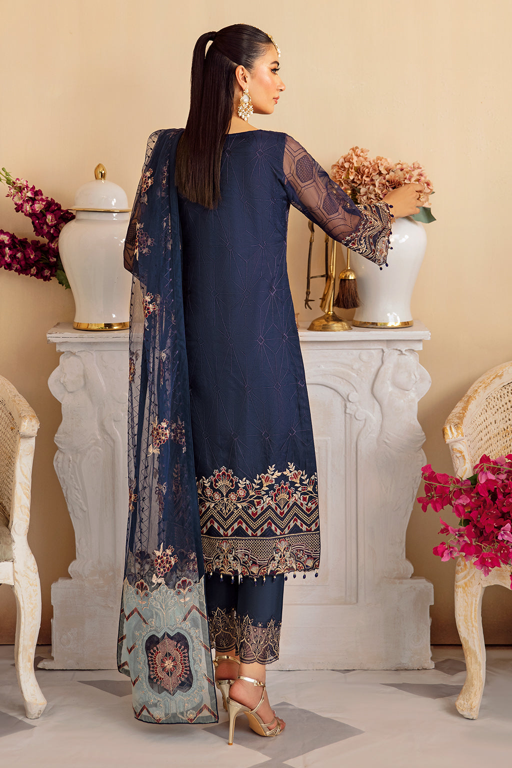 Ramsha | Minhal Organza Collection | M-1209