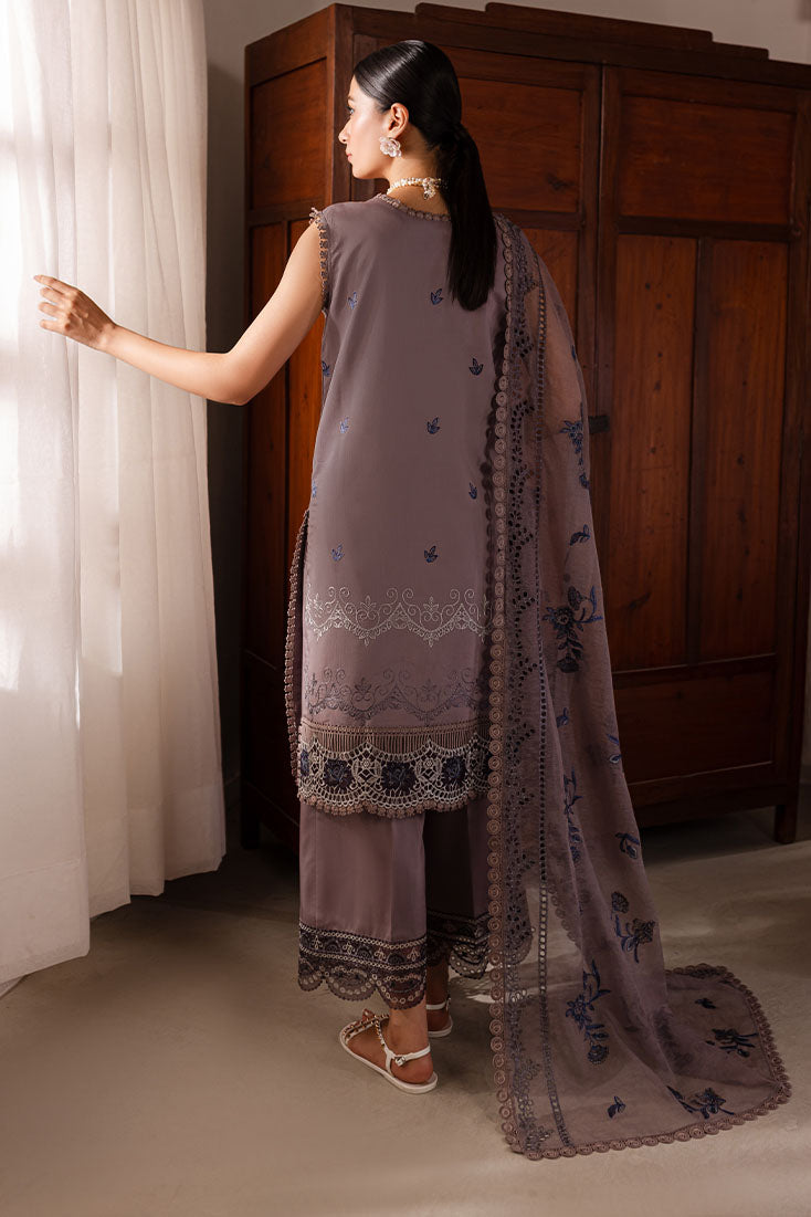 Marjjan | Aangan Embroidered Viscose | PEV-22 B (GREY)