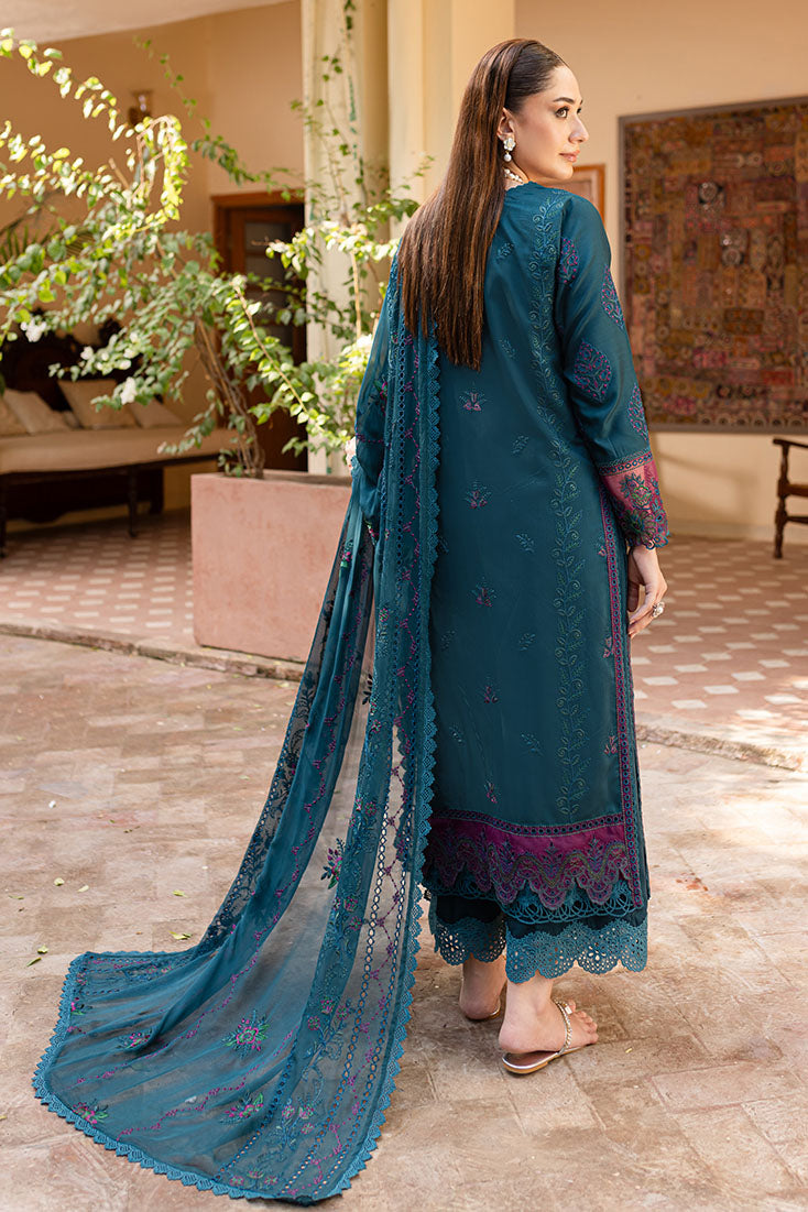 Marjjan | Aangan Embroidered Viscose | PEV-20 B (ZINC)