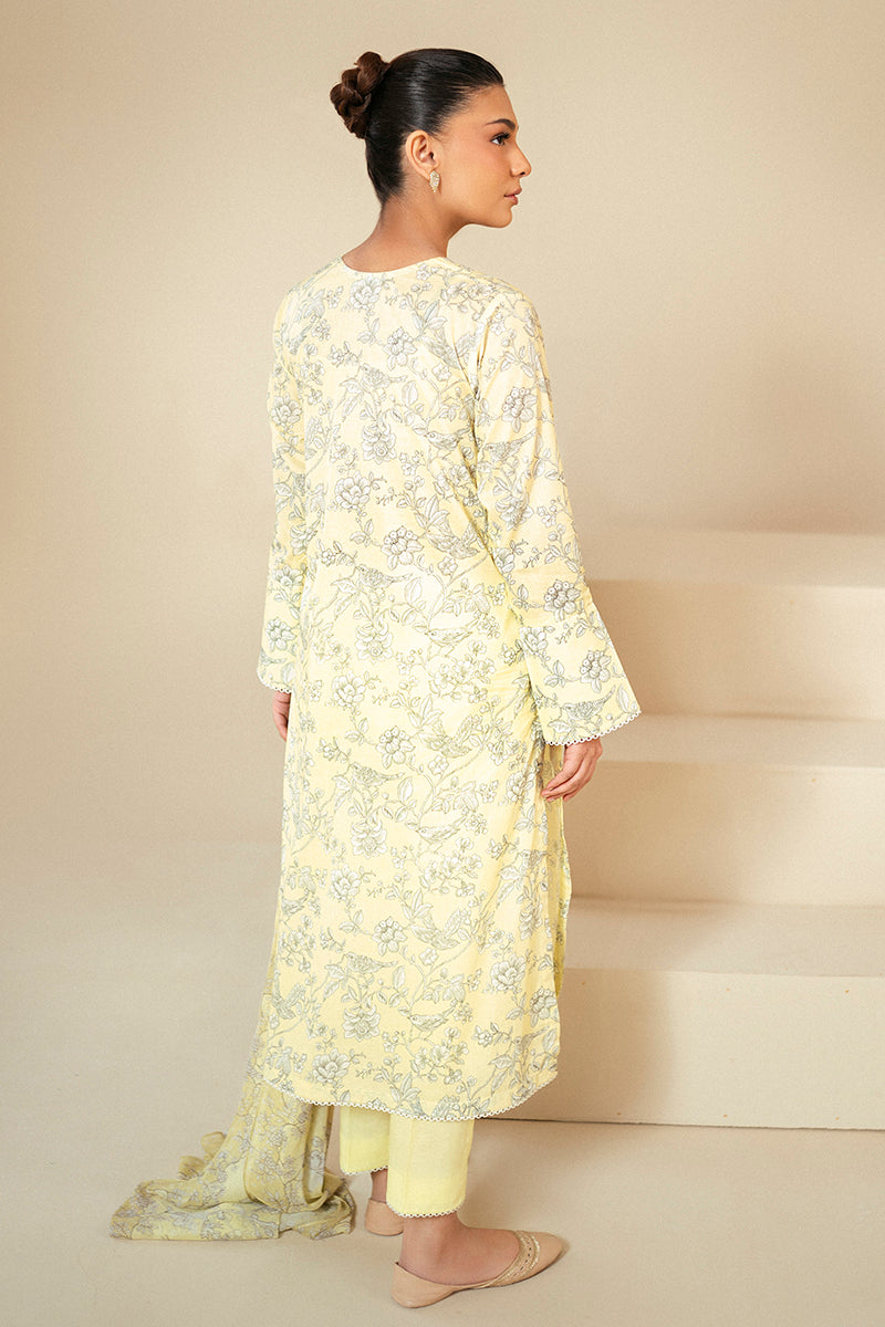 Cross Stitch | Daily Lawn 24 | CREAM BRULEE-3 PIECE LAWN SUIT