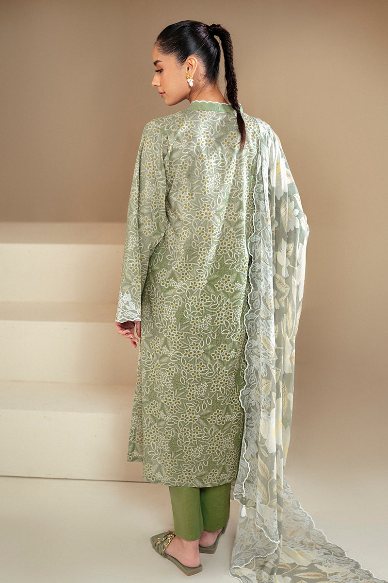 Cross Stitch | Daily Lawn 24 | SAGE BREEZE-3 PIECE LAWN SUIT