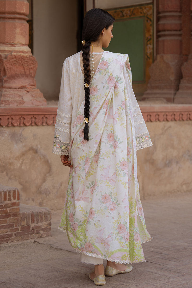 Cross Stitch | Eid Lawn Edit 25 | FLORAL GARLAND