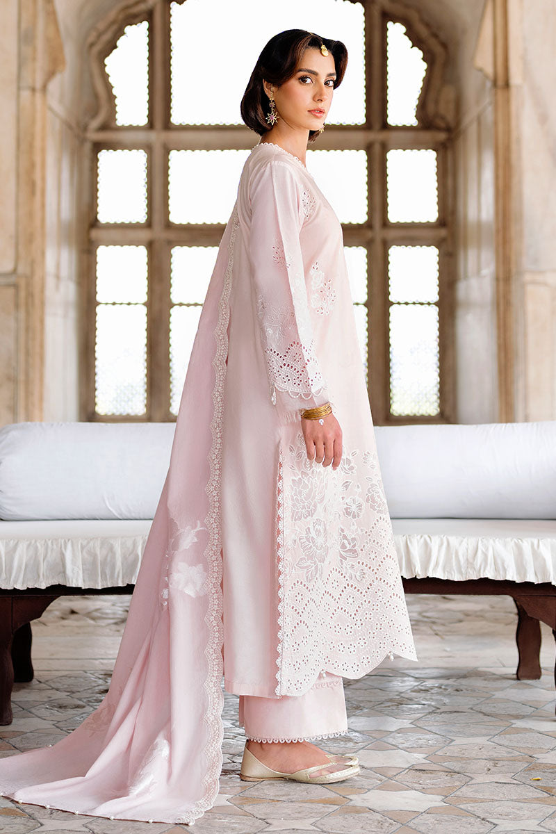 Cross Stitch | Eid Lawn Edit 25 | PEACH BLUSH