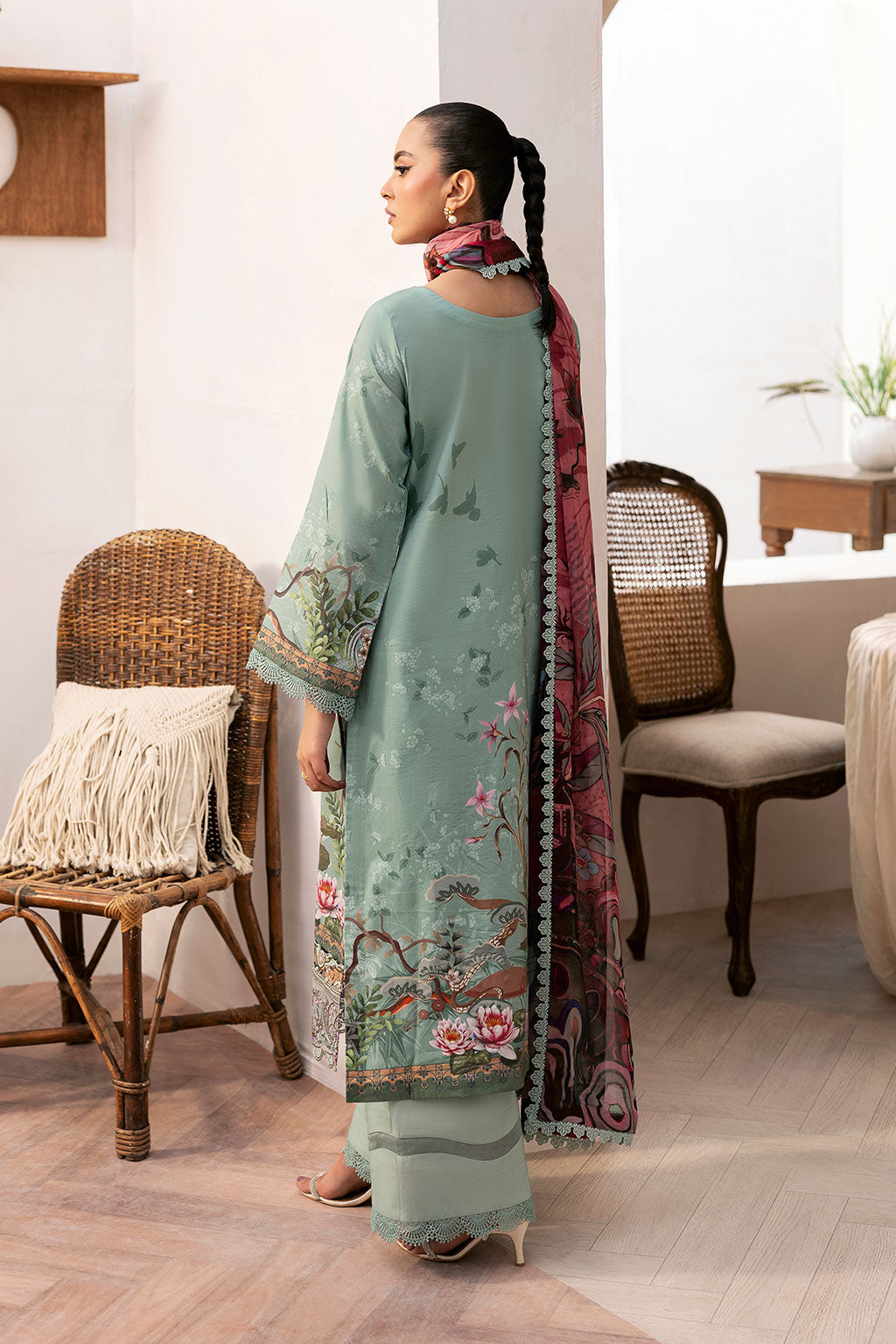 Ramsha | Mashaal Luxury Lawn | L-1410