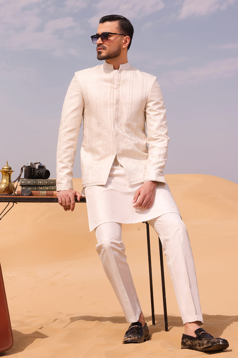 Pakistani Menswear | QAL-JSC-07 COAT