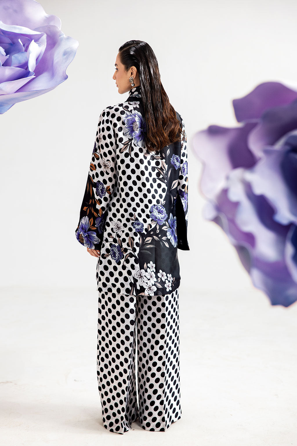 Afsanah | The Print Edit | DARK POLKA AP-110